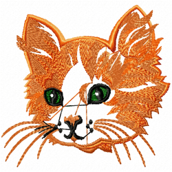Cats Embroidery Design 5